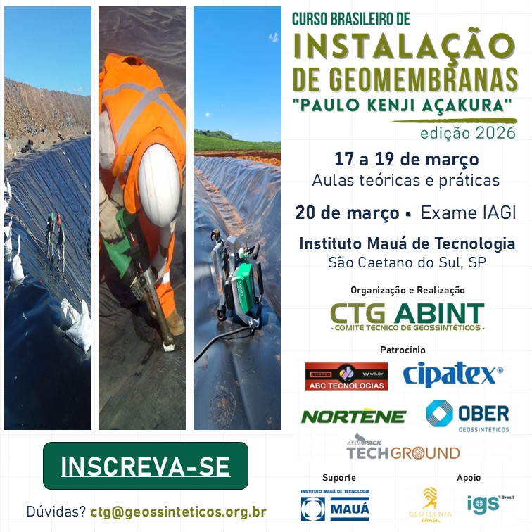 Curso Brasileiro de Instalação de Geomembranas 